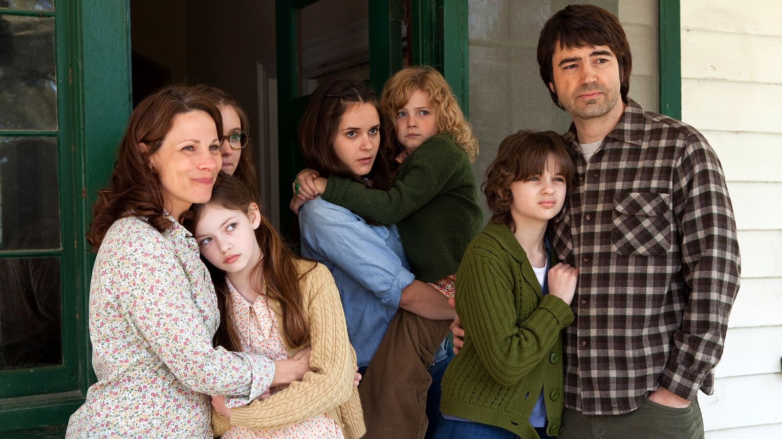 The Perron family in The Conjuring